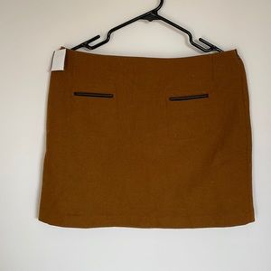 Dalia Collection burnt orange mini skirt - medium